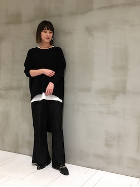 OSMOSIS大分 ORIEさん(レディース・170cm)の冬コーディネート