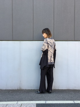 OSMOSIS大分 ORIEさん(レディース・170cm)の冬コーディネート