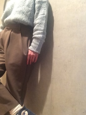 「Frederick（フレデリック）のアイテム」を使った、KAMILi tomoko ogawaさん（レディース・157cm）の冬コーディネート