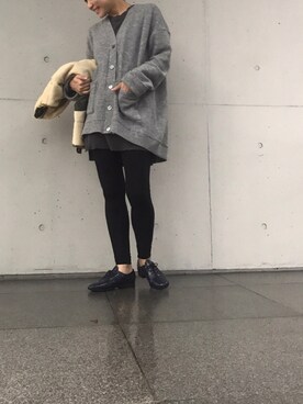 「Jonnlynx（ジョンリンクス）のアイテム」を使った、KAMILi tomoko ogawaさん（レディース・157cm）の秋コーディネート