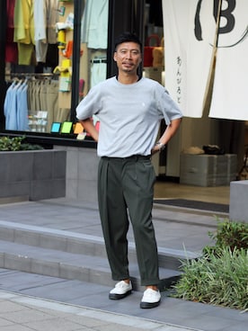 KUMAGAIさん（メンズ・178cm）の夏コーディネート