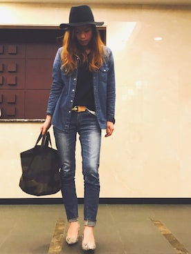 「AMBOISE（アンボワーズ）のアイテム」を使った、RR♡さん（レディース・164cm）の春コーディネート