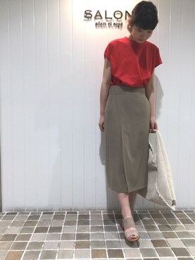 みなみさん（レディース・158cm）の夏コーディネート