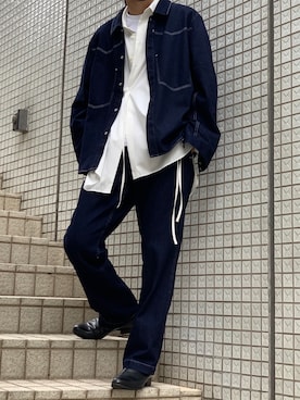 「saby（サバイ）のアイテム（ジャケット/アウター）」を使った、づまさん（メンズ・175cm）の夏コーディネート