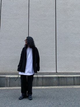 「Sans limite（サンリミット）のアイテム」を使った、づまさん（メンズ・175cm）の秋コーディネート