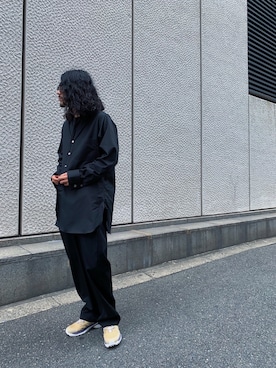 「Sans limite（サンリミット）のアイテム」を使った、づまさん（メンズ・175cm）の秋コーディネート