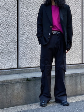「Wales Bonner」｜づまさん（メンズ・175cm）の秋コーディネート