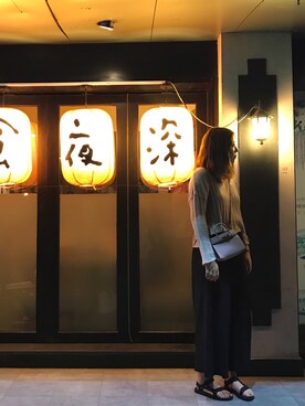「Teva（テバ）のアイテム（サンダル、ブラック系）」を使った、D酱さん（レディース・170cm）の冬コーディネート