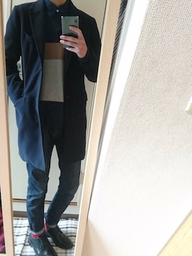 キー太さん（メンズ・186cm）の冬コーディネート