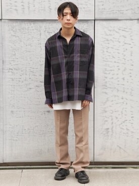「アイテム（タンクトップ）」を使った、やなしゅんさん（メンズ・169cm）の夏コーディネート