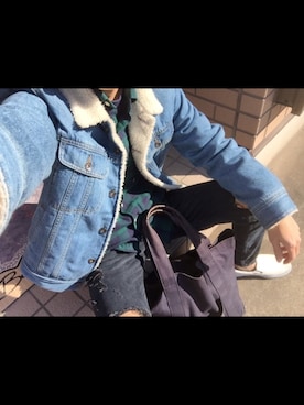 「BAYFLOW(BAYFLOW)」｜「アイテム（デニムジャケット）」を使った、yamaさん（メンズ・168cm）の冬コーディネート