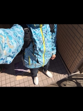 「Safari」｜「アイテム（マウンテンパーカー）」を使った、yamaさん（メンズ・168cm）の冬コーディネート