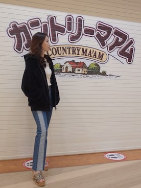 「one way（ワンウェイ）のアイテム（その他アウター）」を使った、momo🤍さん（レディース・165cm）の春コーディネート