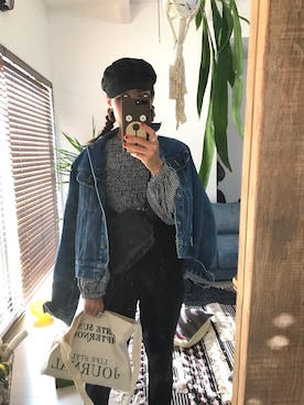 「LOUNGEDRESS（ラウンジドレス）のアイテム（オールインワン・サロペット）」を使った、go.goさん（レディース・155cm）の春コーディネート