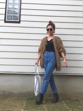 「SEE BY CHLOE（シーバイクロエ）のアイテム（ブーツ）」を使った、go.goさん（レディース・155cm）の春コーディネート