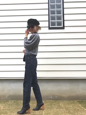 「SEE BY CHLOE（シーバイクロエ）のアイテム（ブーツ）」を使った、go.goさん（レディース・155cm）の春コーディネート