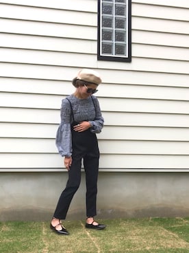 「MID by MIDWEST（ミッド バイ ミッドウエスト）のアイテム」を使った、go.goさん（レディース・155cm）の春コーディネート