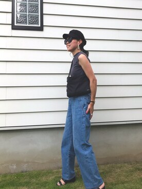 「IOSSELLIANI（イオッセリアーニ）のアイテム（リング）」を使った、go.goさん（レディース・155cm）の夏コーディネート