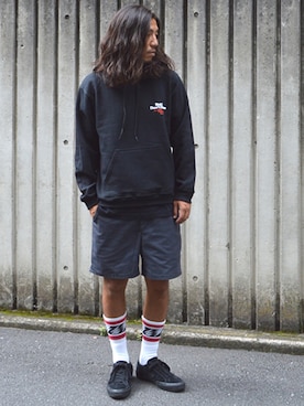 「RED KAP（レッドキャップ）のアイテム（チノパンツ）」を使った、naotoさん（メンズ・172cm）の秋コーディネート
