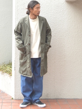 「THING FABRICS（シングファブリックス）のアイテム」を使った、naotoさん（メンズ・172cm）の冬コーディネート