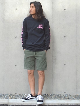 「SURF/BRAND（サーフブランド）のアイテム」を使った、naotoさん（メンズ・172cm）の春コーディネート