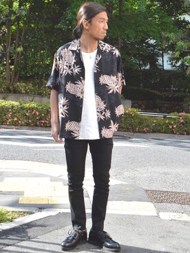 「RES DENIM（レスデニム）のアイテム」を使った、naotoさん（メンズ・172cm）の春コーディネート