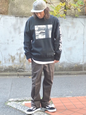 「VANS（バンズ）のアイテム（トップス）」を使った、naotoさん（メンズ・172cm）の冬コーディネート
