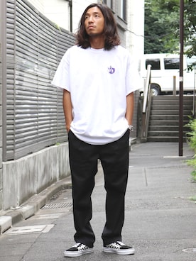 「SURF/BRAND（サーフブランド）のアイテム」を使った、naotoさん（メンズ・172cm）の夏コーディネート