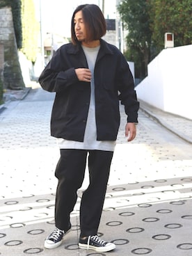 「アイテム（ブルゾン）」を使った、naotoさん（メンズ・172cm・40代）の春コーディネート