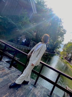 「MOUSSY（マウジー）のアイテム（テーラードジャケット）」を使った、kさん（レディース・162cm）の秋コーディネート