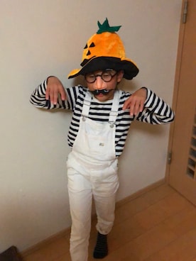 「wearhalloween2017」｜「アイテム（オールインワン・サロペット）」を使った、maymayさん（キッズ・120cm）の秋コーディネート