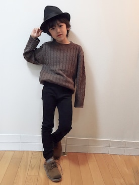 Hayatoさん(キッズ・120cm)の冬コーディネート