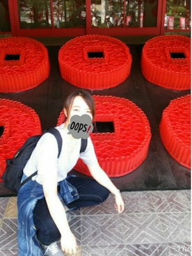 「e.r.g*（イーアールジー）のアイテム（ジャケット/アウター）」を使った、yamaguchiさん（レディース・166cm）の春コーディネート