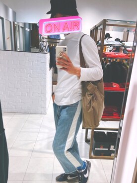 「WOOLRICH（ウールリッチ）のアイテム（帽子）」を使った、たっきーさん（メンズ・172cm）の秋コーディネート