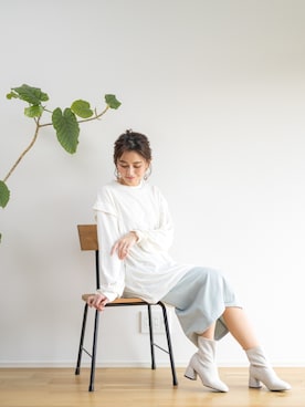 「White Collection（ホワイトコレクション）のアイテム」を使った、whitecollectionさん（レディース・165cm）の秋コーディネート