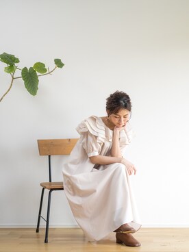 「White Collection（ホワイトコレクション）のアイテム」を使った、whitecollectionさん（レディース・165cm）の秋コーディネート