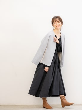 「White Collection（ホワイトコレクション）のアイテム」を使った、whitecollectionさん（レディース・168cm）の秋コーディネート