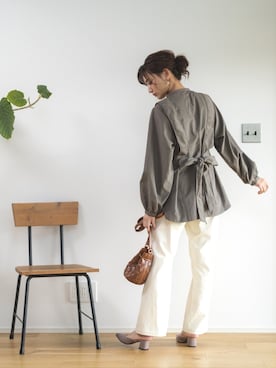 「White Collection（ホワイトコレクション）のアイテム」を使った、whitecollectionさん（レディース・165cm）の秋コーディネート