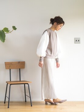 「White Collection（ホワイトコレクション）のアイテム」を使った、whitecollectionさん（レディース・165cm）の秋コーディネート