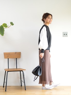 「White Collection（ホワイトコレクション）のアイテム」を使った、whitecollectionさん（レディース・165cm）の秋コーディネート