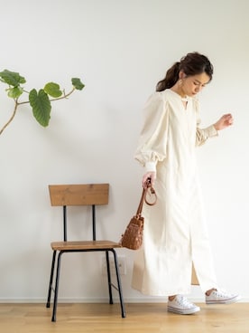 「White Collection（ホワイトコレクション）のアイテム」を使った、whitecollectionさん（レディース・165cm）の秋コーディネート