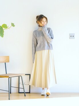 「White Collection（ホワイトコレクション）のアイテム」を使った、whitecollectionさん（レディース・165cm）の冬コーディネート