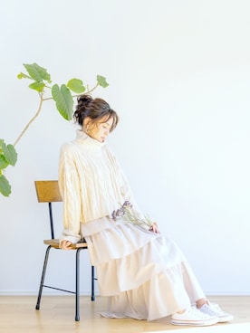 「White Collection（ホワイトコレクション）のアイテム」を使った、whitecollectionさん（レディース・165cm）の冬コーディネート