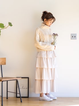 「White Collection（ホワイトコレクション）のアイテム」を使った、whitecollectionさん（レディース・165cm）の冬コーディネート