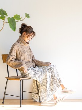 「White Collection（ホワイトコレクション）のアイテム」を使った、whitecollectionさん（レディース・165cm）の冬コーディネート