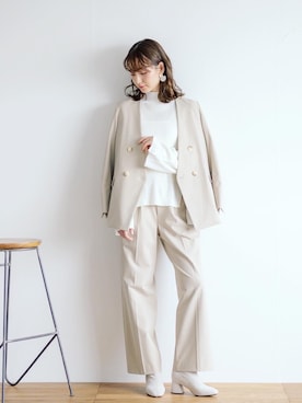 「White Collection（ホワイトコレクション）のアイテム」を使った、whitecollectionさん（レディース・165cm）の冬コーディネート