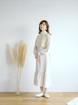 「White Collection（ホワイトコレクション）のアイテム」を使った、whitecollectionさん（レディース・165cm）の冬コーディネート