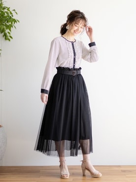 「RAW FUDGE（ローファッジ）のアイテム」を使った、whitecollectionさん（レディース・165cm）の春コーディネート