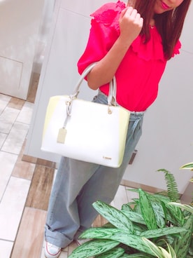 「Samantha Tiara（サマンサティアラ）のアイテム（ネックレス）」を使った、アンドシュエットららぽーと海老名さん（レディース・152cm）の夏コーディネート