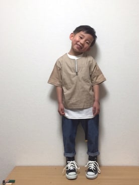 「5歳」｜「アイテム（アンサンブル）」を使った、so__naさん（キッズ・100cm）の春コーディネート